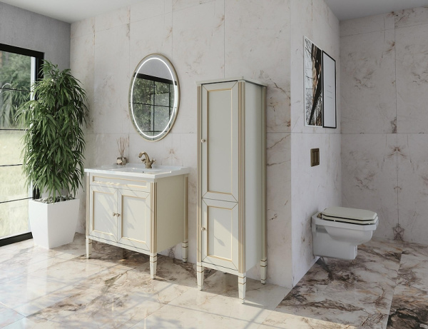 Тумба с раковиной Caprigo Albion Promo 95 см 33319-011.VOT.00.20 напольная бежевая