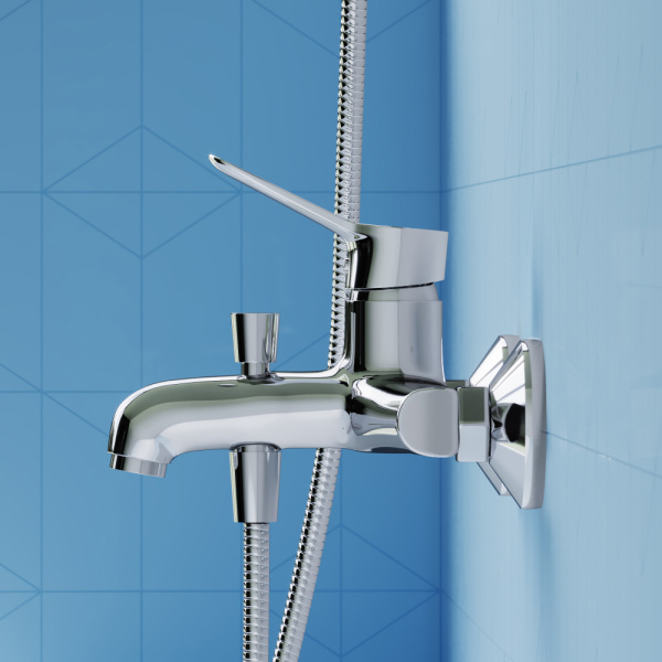 Смеситель для ванны Dorff Optima D2010000 хром глянцевый