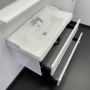Тумба с раковиной Comforty Феррара 100 см 00-00020308 подвесная белая