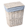 Корзина для белья WasserKRAFT Lippe WB-450-M белая