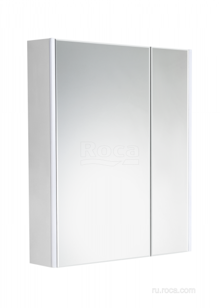 Зеркальный шкаф Roca Ronda 60 белый матовый/бетон ZRU9303007 Зеркальный шкаф Roca Ronda 60 белый матовый/бетон ZRU9303007