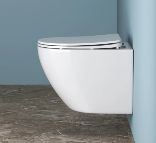 Унитаз BelBagno Uno BB3105CHR/SC подвесной безободковый быстросъемное с микролифтом