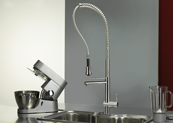 Смеситель для кухонной мойки Webert Springy SN921402015 хром глянцевый