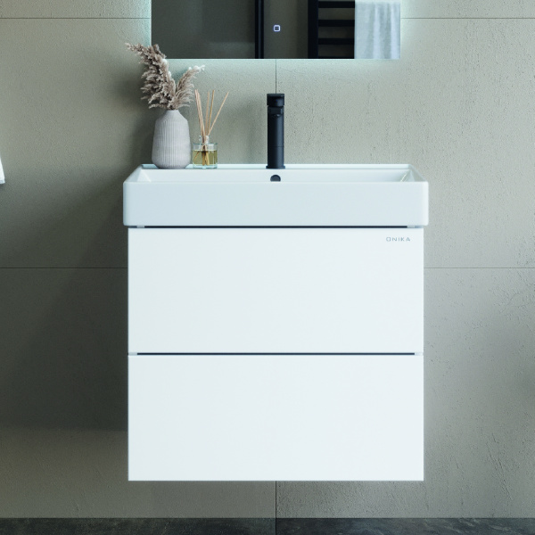 Тумба под раковину Onika Эсквана 65 см 106549 белый