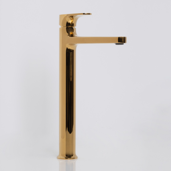 Смеситель для раковины WasserKRAFT Neckar 2103H золото глянцевый