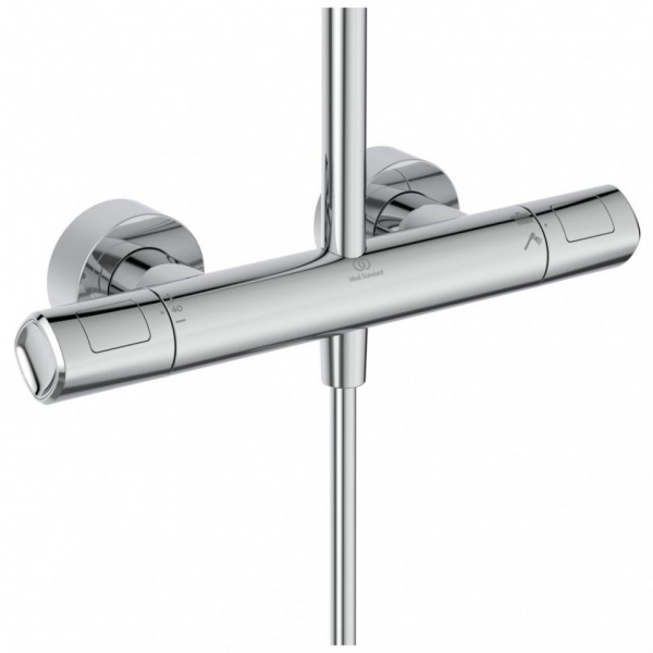 Душевая система с термостатическим смесителем для душа Ideal Standard CERATHERM T100 A7705AA Душевая система с термостатическим смесителем для душа Ideal Standard CERATHERM T100 A7705AA