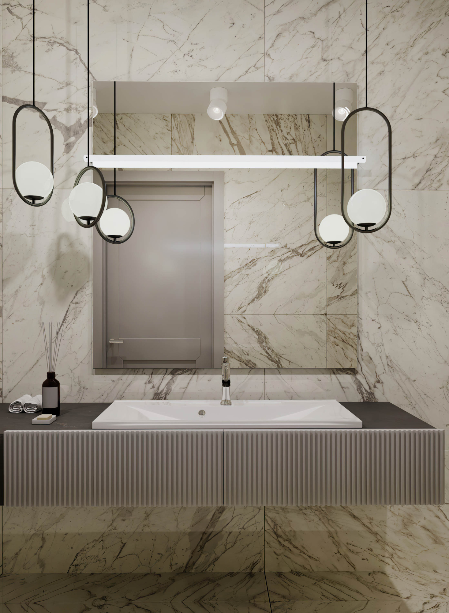 Раковина на тумбу Madera Milen 120x44.4 белая 4627173210478