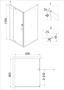 Душевое ограждение 80x80x190 Niagara Nova NG-0280-08 BLACK Душевое ограждение 80x80x190 Niagara Nova NG-0280-08 BLACK