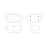 Ванна акриловая BelBagno 140x75 BB710-1400-750