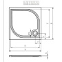 Поддон для душа из литьевого мрамора Riho Kolping 90x90 D004005005 белый