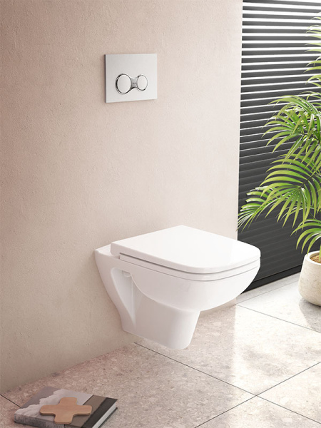 Безободковый подвесной унитаз VitrA S20 7508B003-0075 Безободковый подвесной унитаз VitrA S20 7508B003-0075