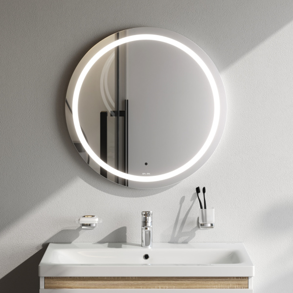 Зеркало Am.Pm X-Joy 65 см M85AMOX0651WG с подсветкой серебро