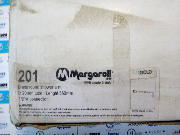 Держатель верхнего душа Margaroli AC201OBR бронза Держатель верхнего душа Margaroli AC201OBR бронза