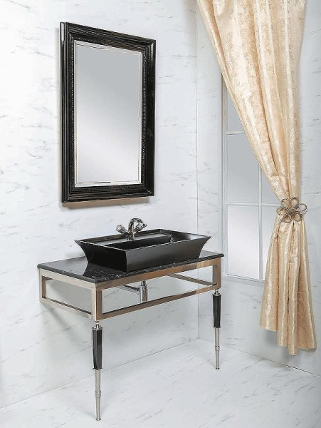 Раковина Boheme NeoArt 70 см 802 накладная черная