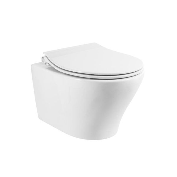 Унитаз подвесной безободковый  BelBagno ACQUA BB340CHR Унитаз подвесной безободковый  BelBagno ACQUA BB340CHR