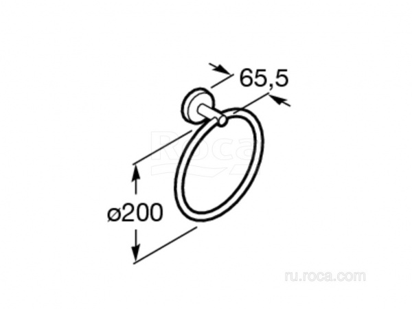 Полотенцедержатель Roca Twin 816711001 Полотенцедержатель Roca Twin 816711001