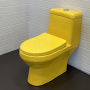 Детский унитаз COMFORTY 2311Y жёлтый 2-реж. арматура, горизонтальный выпуск, сиденье полипропилен с микролифтом Детский унитаз COMFORTY 2311Y жёлтый 2-реж. арматура, горизонтальный выпуск, сиденье полипропилен с микролифтом