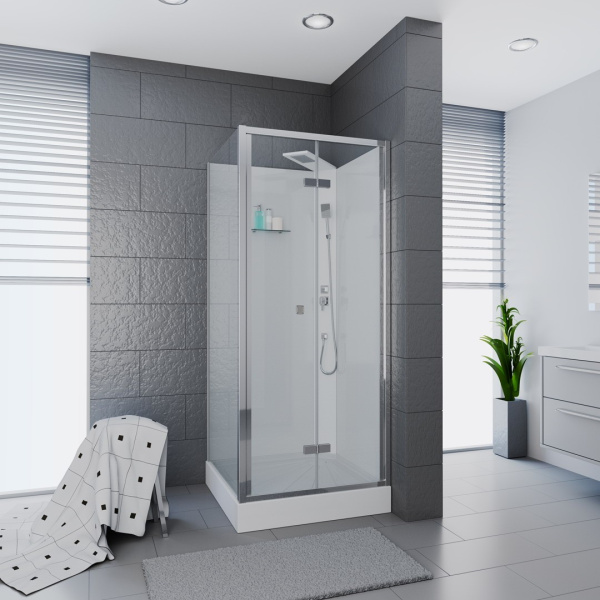 Кабина душевая без крыши 90х90 Cerutti SPA BELLA901T Кабина душевая без крыши 90х90 Cerutti SPA BELLA901T