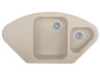 Мойка для кухни каменная Longran Lotus LTG 96х51 Арена
