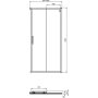Реверсивная панель-дверь 100 см Ideal Standard CONNECT 2 Corner Square/Rectangular K9262V3 Реверсивная панель-дверь 100 см Ideal Standard CONNECT 2 Corner Square/Rectangular K9262V3