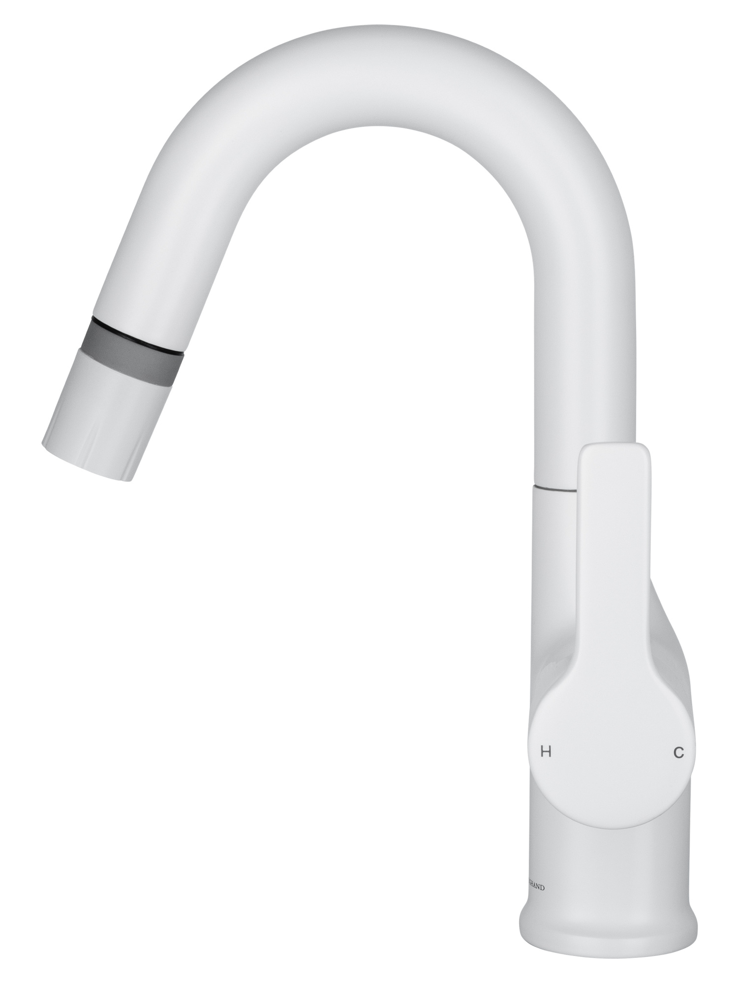 Смеситель для раковины Wonzon & Woghand WW-FE01L212-MW белый матовый