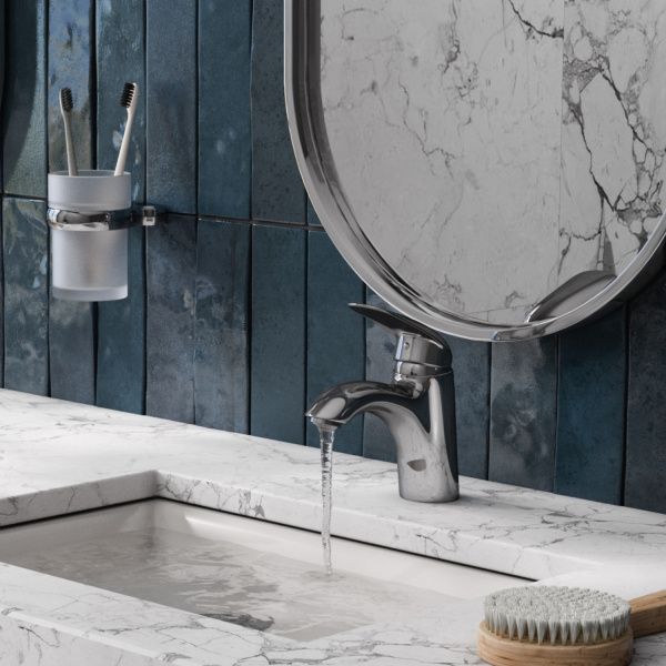 Смеситель для раковины WasserKRAFT Rossel 2803 хромоникелевый глянцевый