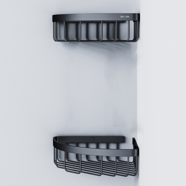 Полка для душа AM.PM Sense L 20755 A7452222 черная матовая