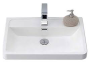 Раковина из искусственного мрамора 60x42 см BelBagno ANCONA-N EA-600-LVB белый Раковина из искусственного мрамора 60x42 см BelBagno ANCONA-N EA-600-LVB белый