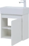 Тумба под раковину Aquanet Nova Lite 50 см 00298853 подвесная белая глянцевая