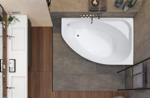 Акриловая ванна VAGNERPLAST HAPI 170x110 Right Акриловая ванна VAGNERPLAST HAPI 170x110 Right