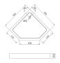 Поддон для душа 90x90 GEMY ST10T Поддон для душа 90x90 GEMY ST10T