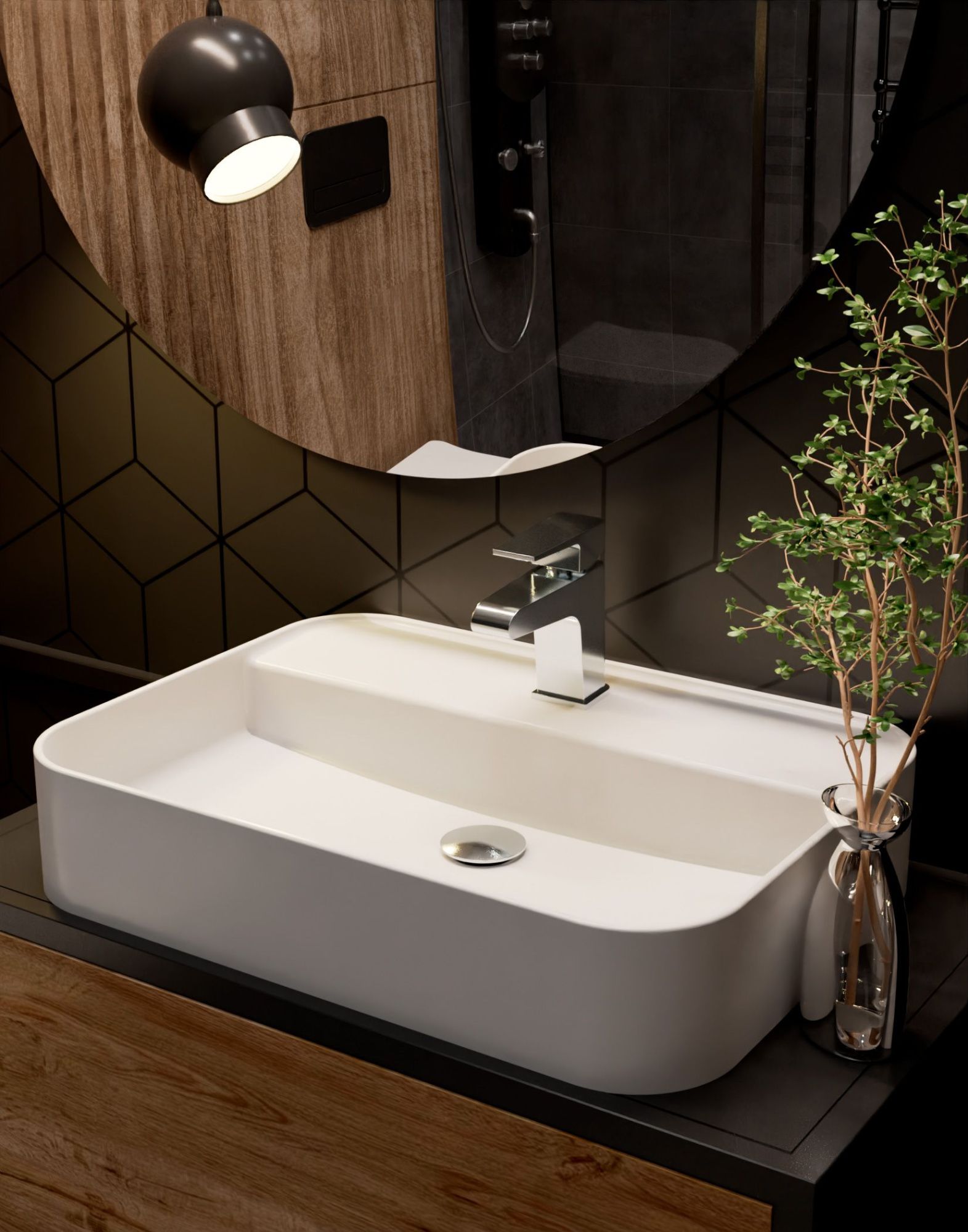 Смеситель с донным клапаном AQUAme Prato AQMP6121 хром Смеситель с донным клапаном AQUAme Prato AQMP6121 хром