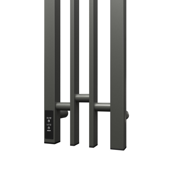 Полотенцесушитель электрический диммер слева 17x80 см Point Фрея PN20728GB графит Полотенцесушитель электрический диммер слева 17x80 см Point Фрея PN20728GB графит