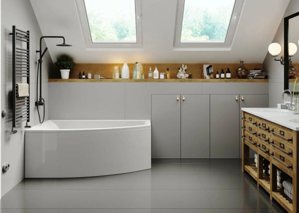 Ванна акриловая Vagnerplast Veronela 160x105 L VPBA160VEA3LX-04