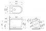 Унитаз подвесной безободковый  BelBagno ANCONA BB1224CHR-SM Унитаз подвесной безободковый  BelBagno ANCONA BB1224CHR-SM