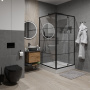 Душевое ограждение 80x80x190 Niagara Nova NG-0280-08 BLACK Душевое ограждение 80x80x190 Niagara Nova NG-0280-08 BLACK