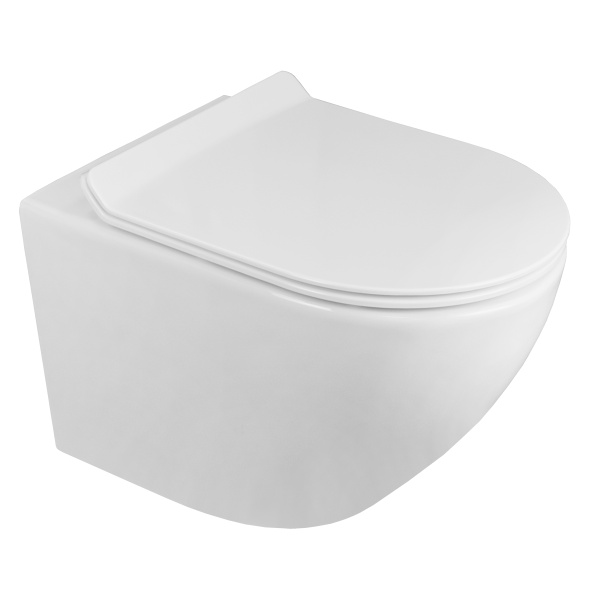 Унитаз Azario AZ-0046N подвесной безободковый с микролифтом