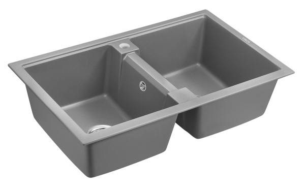 Мойка для кухни кварцевая 81x50 Paulmark PM238150-GRM Мойка для кухни кварцевая 81x50 Paulmark PM238150-GRM