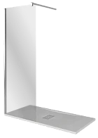 Душевое ограждение GOOD DOOR WALK IN SP-130-C-CH 130x130x195 Душевое ограждение GOOD DOOR WALK IN SP-130-C-CH 130x130x195