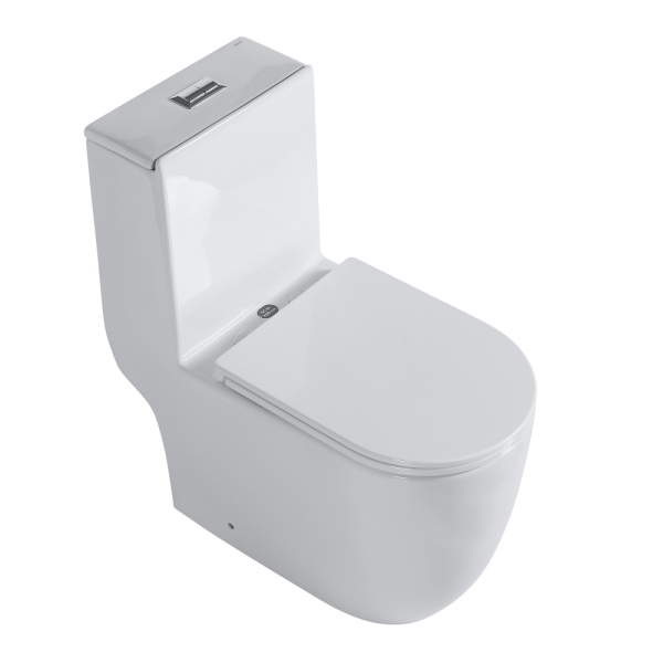 Унитаз-моноблок Abber Bequem AC1137T безободковый с микролифтом