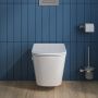 Унитаз подвесной с функцией биде и смесителем  BelBagno DUE BB3103CHR-BS/SC Унитаз подвесной с функцией биде и смесителем  BelBagno DUE BB3103CHR-BS/SC