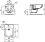 Подвесное биде Ideal Standard TEMPO T510001 Подвесное биде Ideal Standard TEMPO T510001