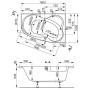Акриловая ванна VAGNERPLAST MELITE 160x105 Left Акриловая ванна VAGNERPLAST MELITE 160x105 Left