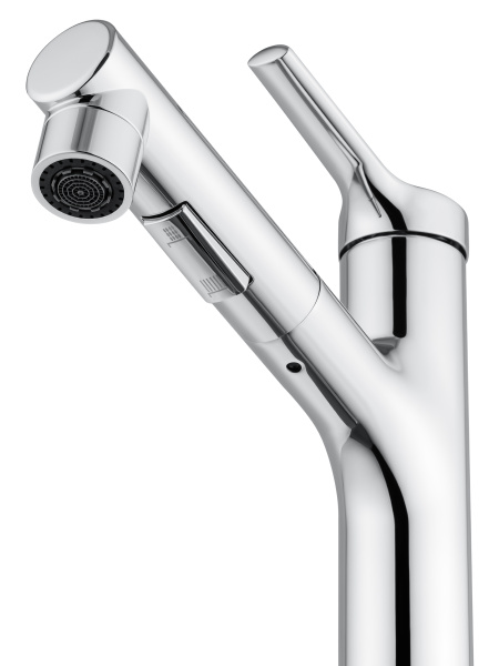 Смеситель для раковины с гигиеническим душем Wonzon & Woghand WW-A40862-CR хром глянцевый