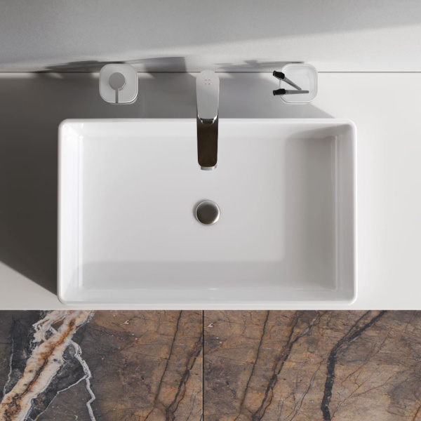 Раковина Am.Pm Func 60 см M8FWCC10600WG накладная