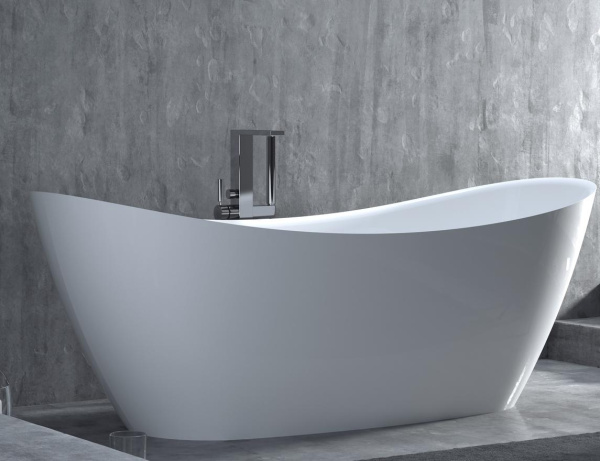 Ванна из литьевого камня Salini Noemi 170х75 101712G белая глянцевая