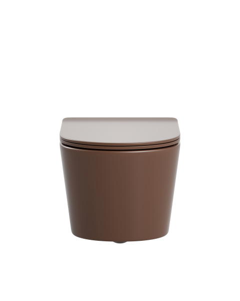 Унитаз подвесной Sapbox Lumara SB1124C1-MDB безободковый с микролифтом