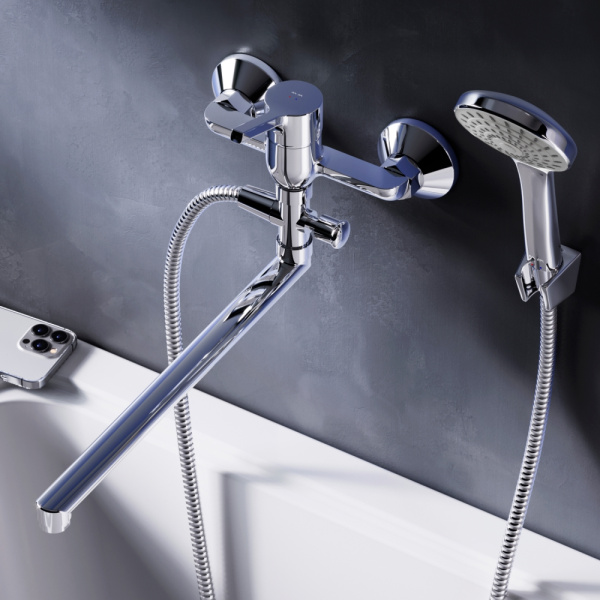 Смеситель для ванны Am.Pm X-Joy S F85B90100 хром глянцевый