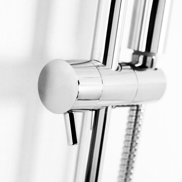 Душевая штанга с подвижным держателем для душа  BelBagno UNO UNO-SAL-NERO черный матовый Душевая штанга с подвижным держателем для душа  BelBagno UNO UNO-SAL-NERO черный матовый