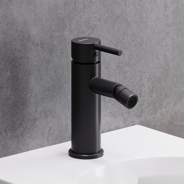 Смеситель для биде с донным клапаном Damixa Scandinavian Pure 360240300 черный матовый